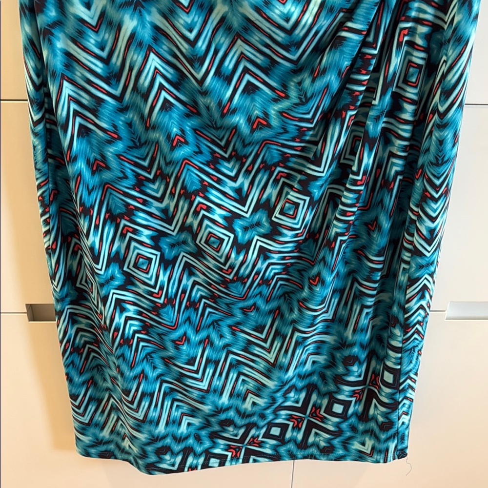 Anne Klein Geometric Patterned Dress - Picture 5 of 13